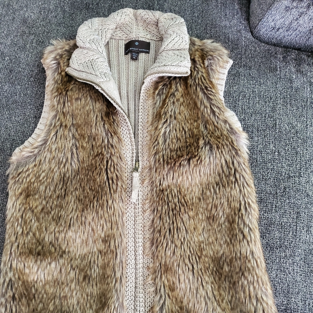 Fenn wright manson fur vest